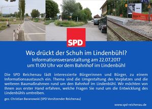 Einladung zur Veranstaltung am 22.07 um 11:00 Uhr